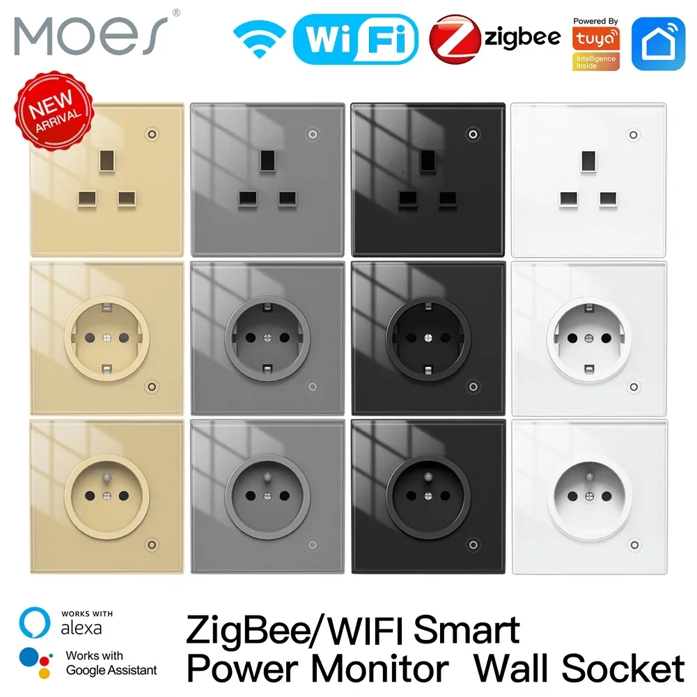 Smart Home Europe - Moes ZigBee enchufe de pared con