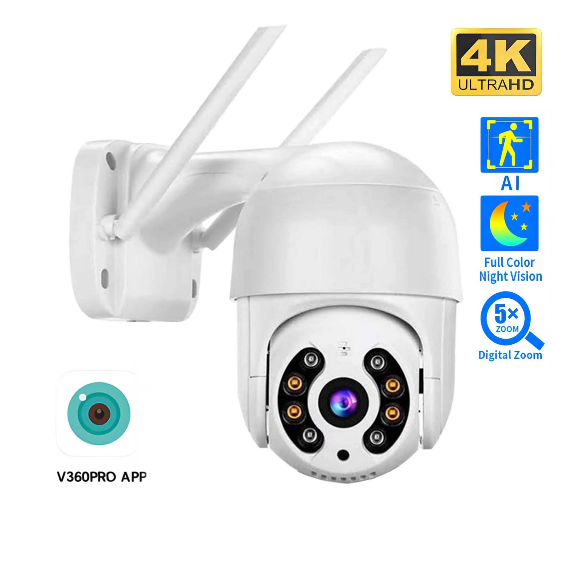 Smart Home Battery Camera Ezviz - Cámara PTZ Inalámbrica A-8MP 4K HD