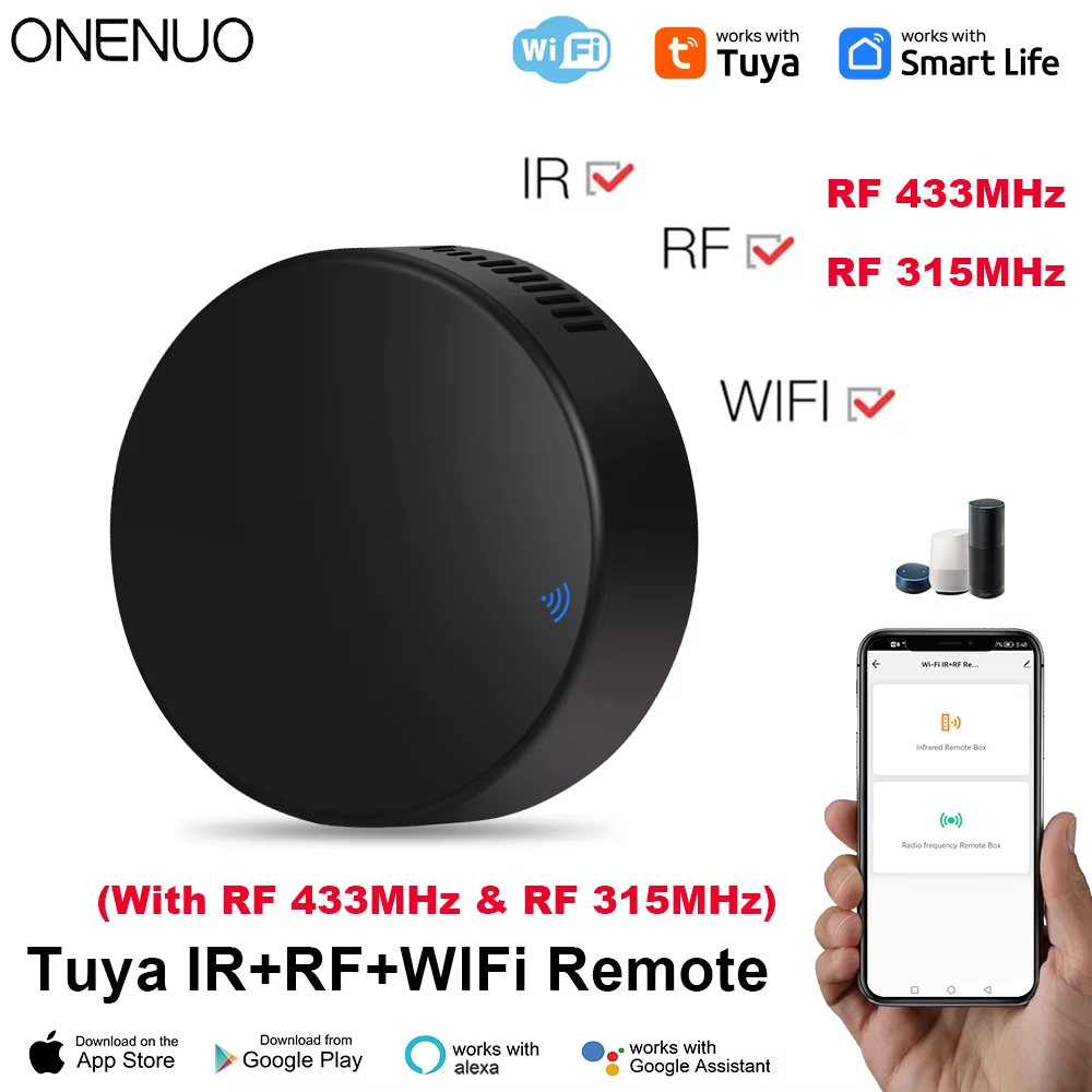 Smart Home Voice Assistant - Tuya WiFi RF IR Control remoto