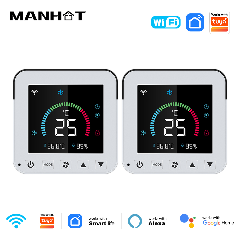 Smart Home Dashboard - MANHOT Termostato Inteligente WiFi para Aire