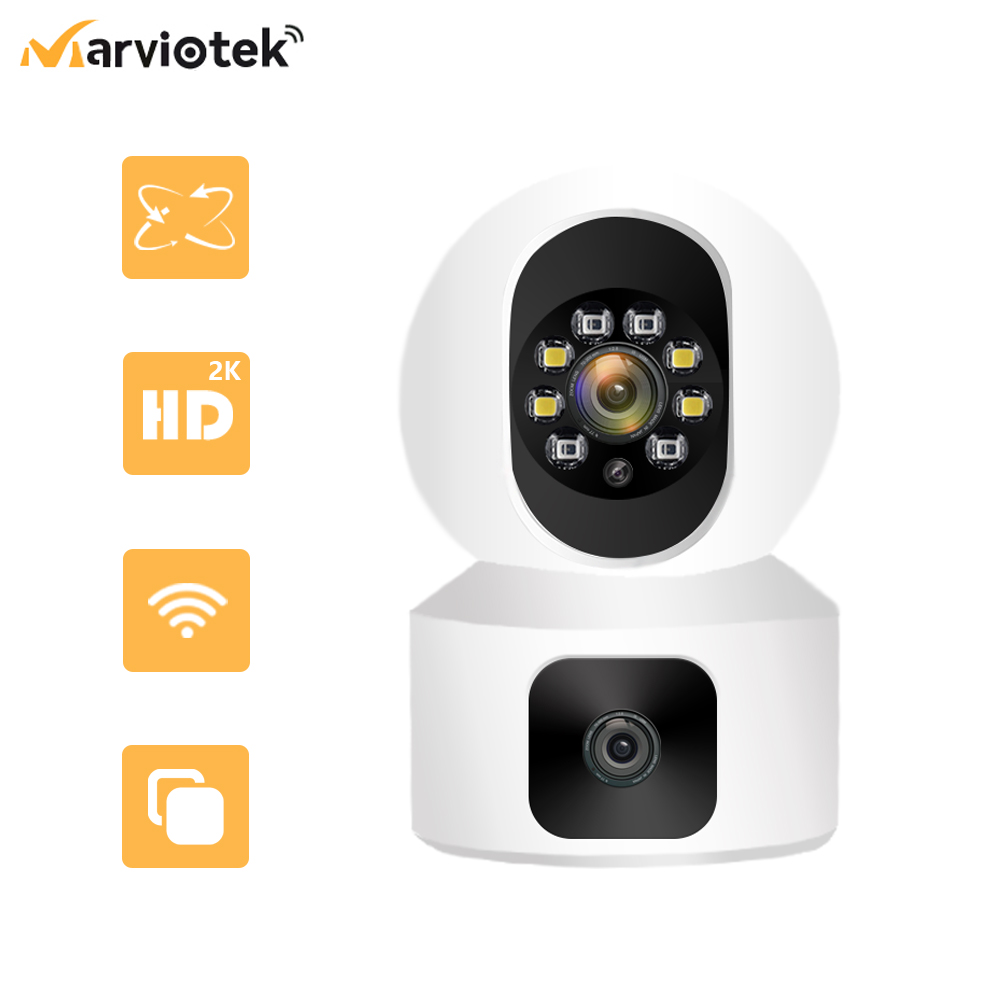 Smart Home Kamera - Cámara de Survalance 2K Wifi Icsee