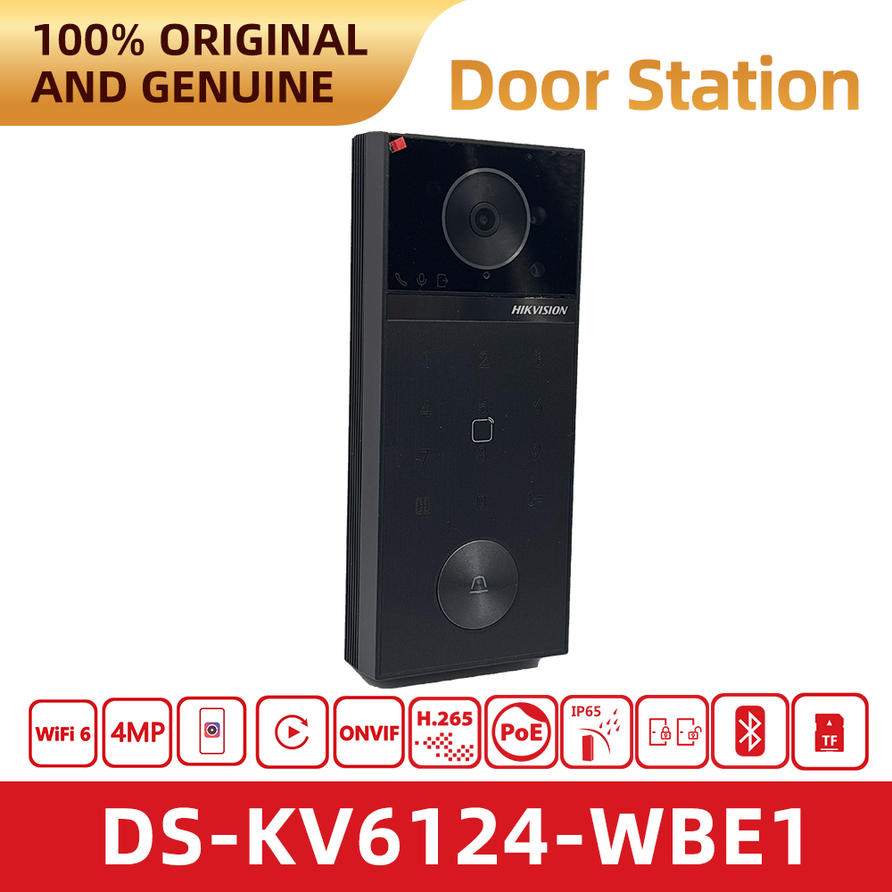 Smart Home Hikvision - Hikvision DS-KV6124-WBE1 Intercomunicador IP para Villa,