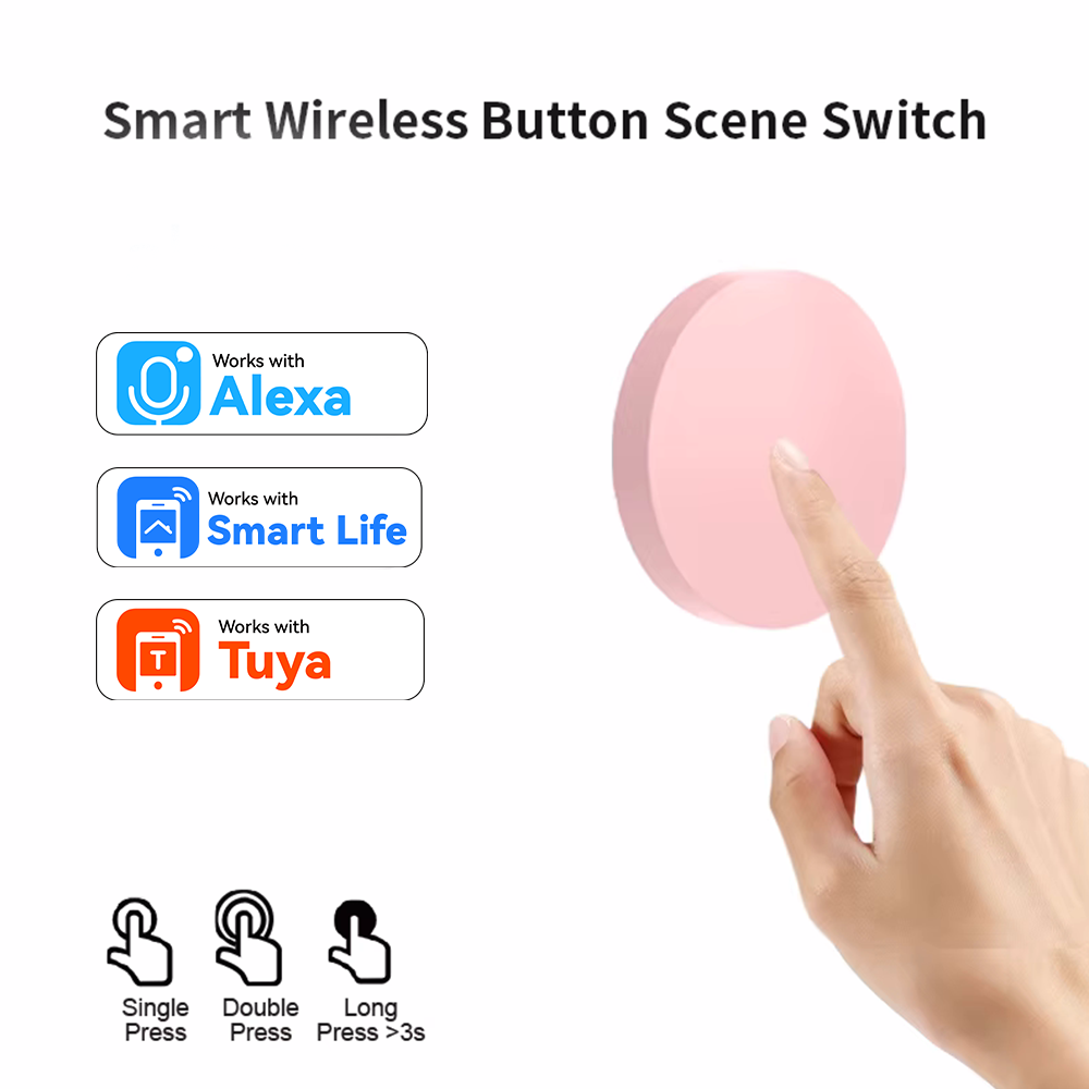 Smart Home Voice Assistant - Interruptor de Escena Inalámbrico Inteligente ZigBee