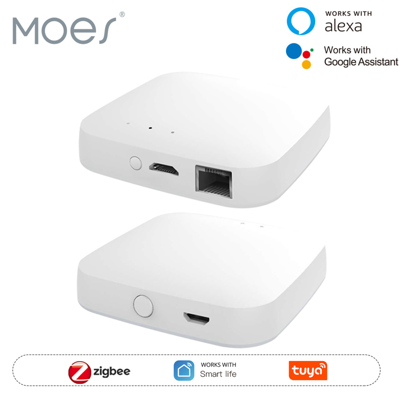 Smart Home Bridge - MOES Tuya ZigBee3.0 Smart Hub, puente