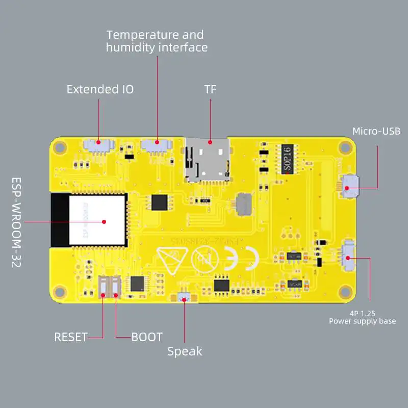 Smart Home Dashboard - Módulo de Pantalla LCD Inteligente ESP32-3248S035