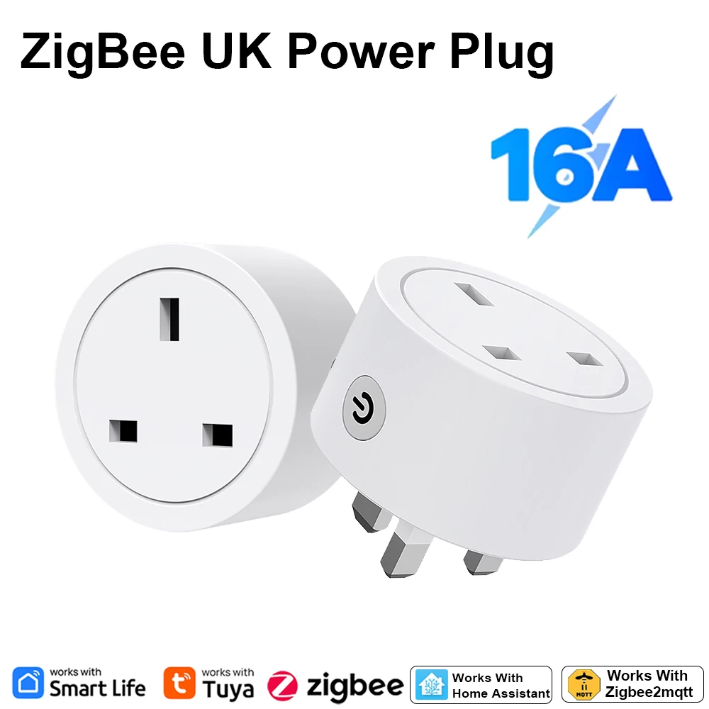 Smart Home Google - Enchufe Inteligente Zigbee de 16A para