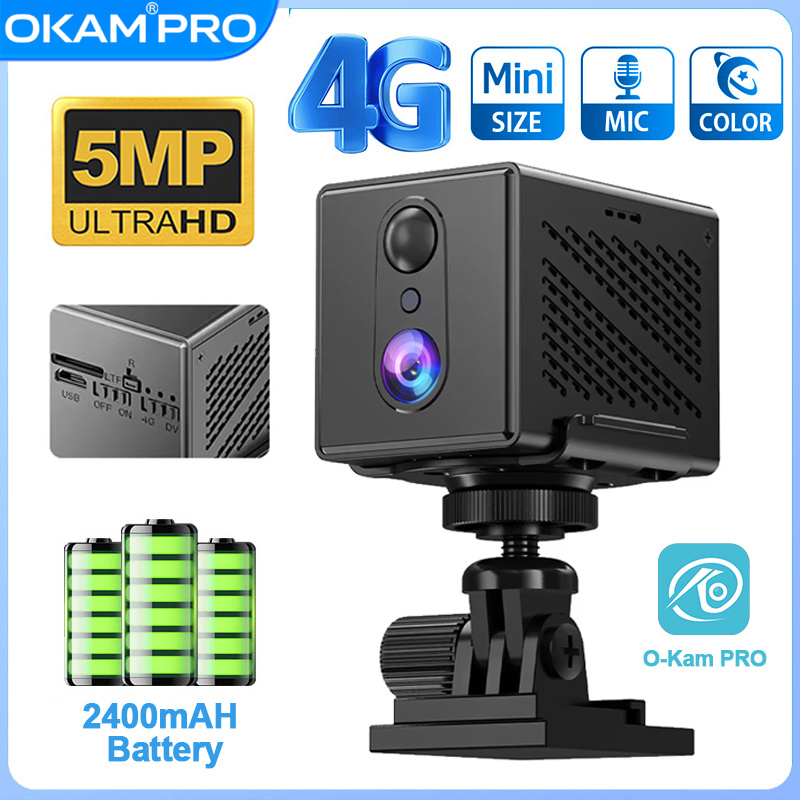 Smart Home Battery Camera Ezviz - OKAM PRO Cámara Wifi HD 4G