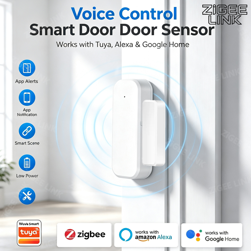 Smart Home Voice Assistant - Sensor antirrobo para puerta y ventana