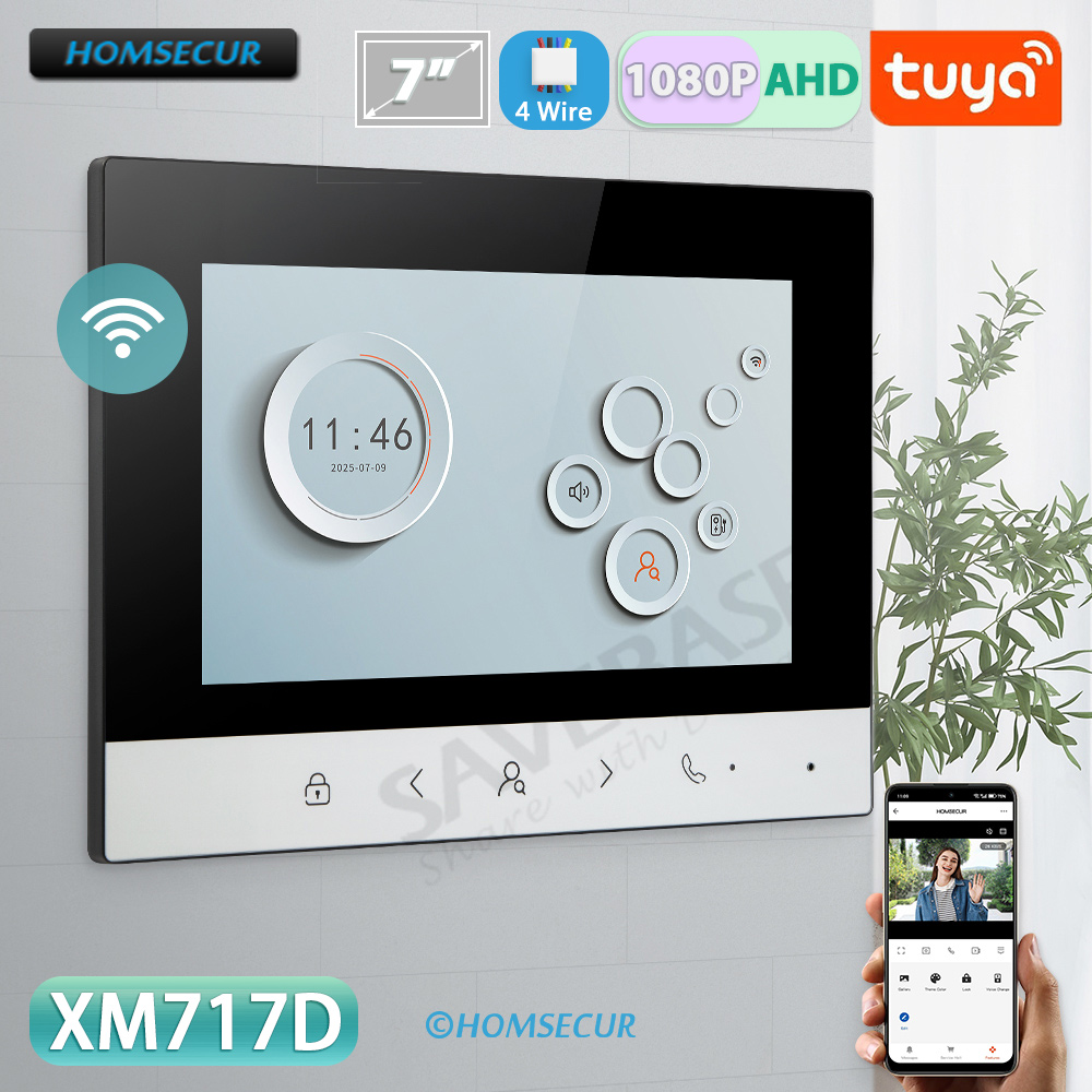 Smart Home Dashboard - Monitor Interior Inteligente Tuya con WIFI,
