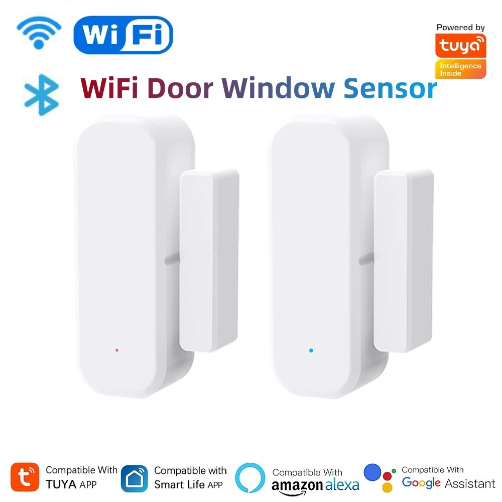 Smart Home Voice Assistant - Sensor Inteligente WiFi Tuya para Puerta