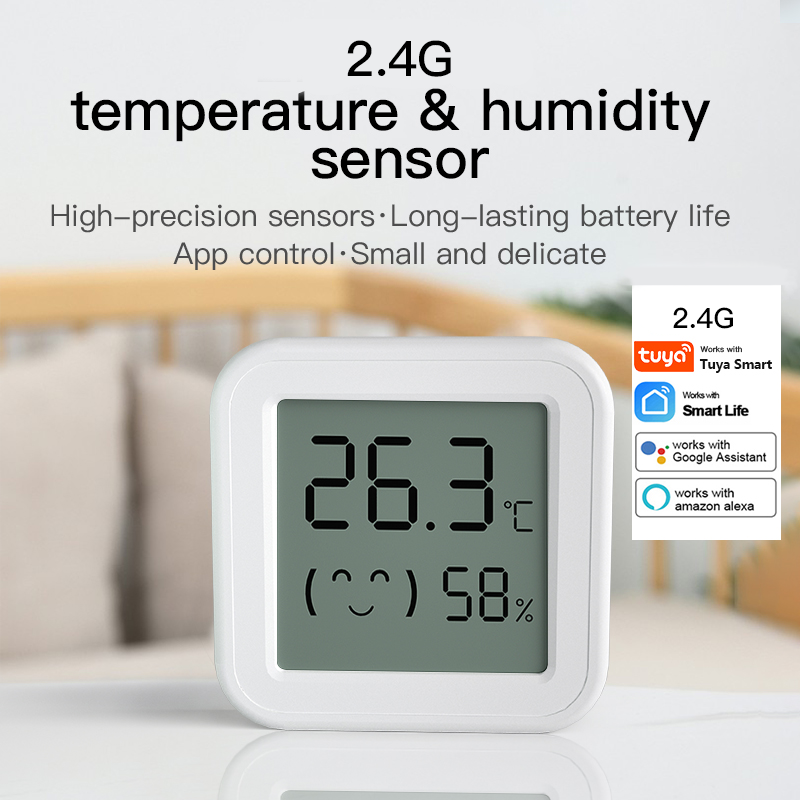 Smart Home Voice Assistant - Sensor de temperatura y humedad Bluetooth,