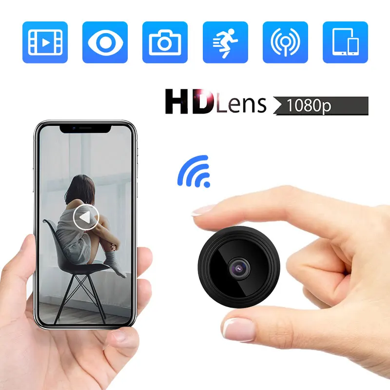 Smart Home Kamera - Mini cámara Wifi Digital Camara Oculta