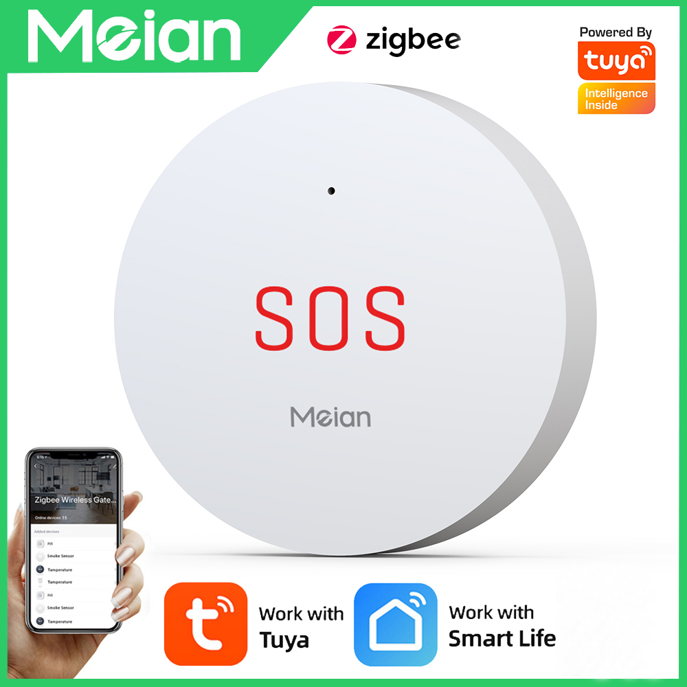 Smart Home Registration - Zigbee-botón de emergencia Tuya SOS, sistema