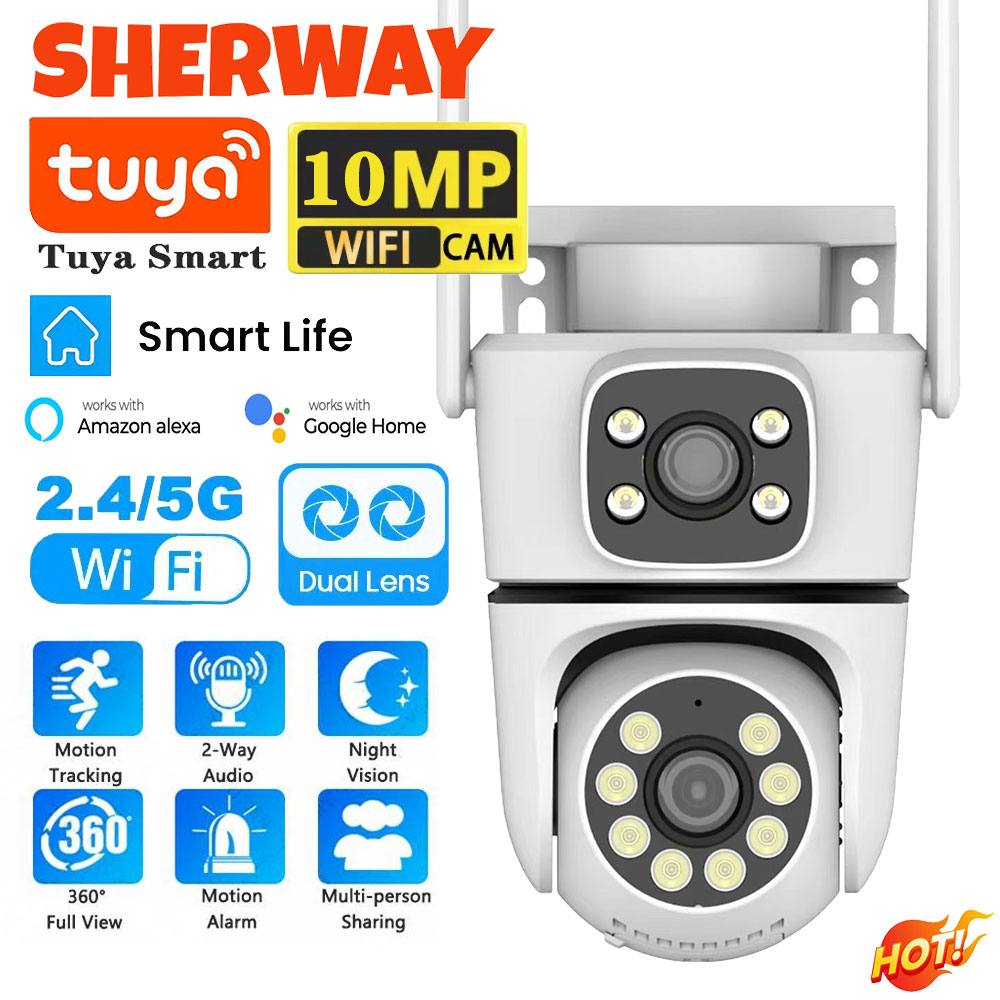 Smart Home Battery Camera Ezviz - Cámara PTZ Tuya 5G Wifi de