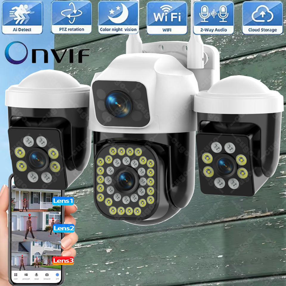 Smart Home Kamera - Cámara de Seguridad de 15MP, 3