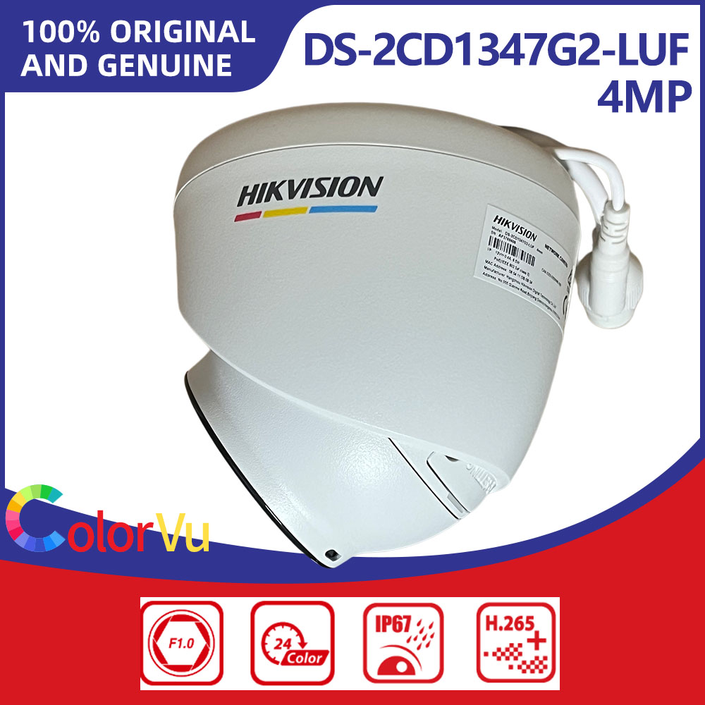 Smart Home Hikvision - Cámara IP tipo torreta Hikvision DS-2CD1347G2-LUF