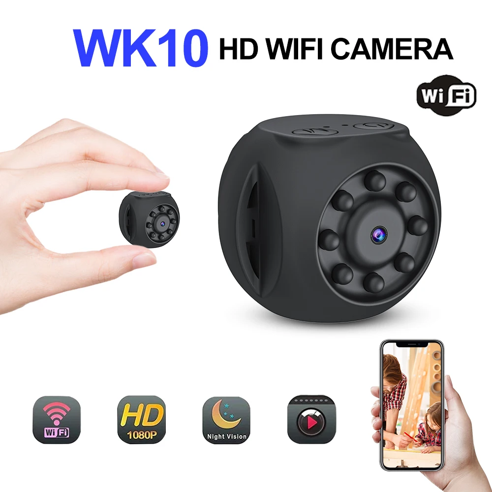Smart Home Kamera - Mini cámara Wifi WK10 cámaras inteligentes
