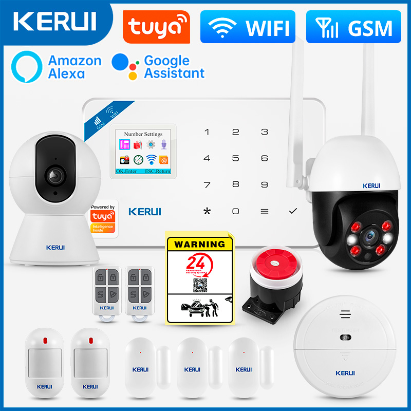 Home Automation Kit - KERUI-sistema de alarma W181, seguridad para