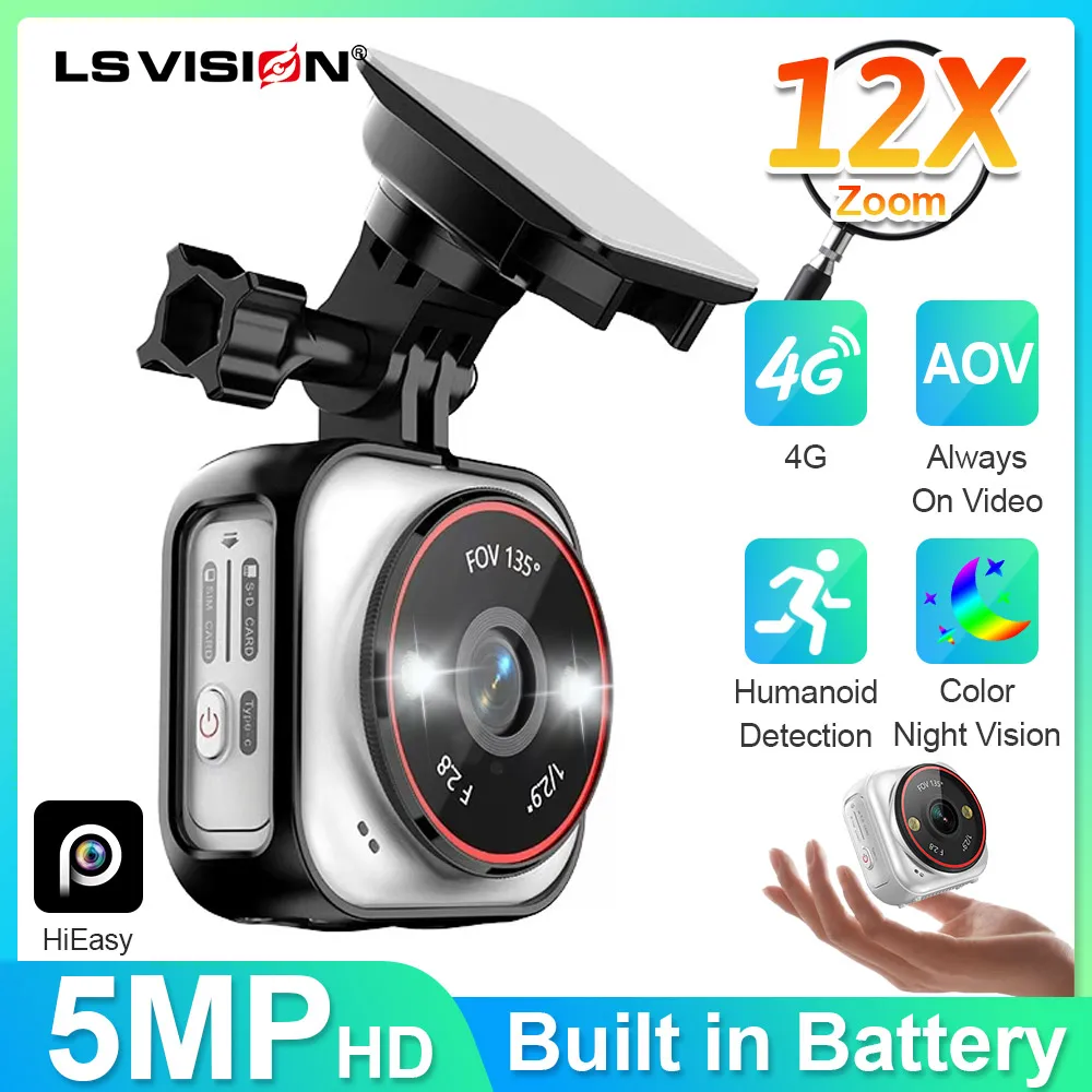 Smart Home Battery Camera Ezviz - LS VISION Cámara de Bolsillo 4G