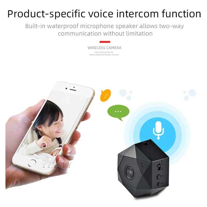 HD 1080P pequeña cámara inalám - Smart Home Kamera reseña y precio