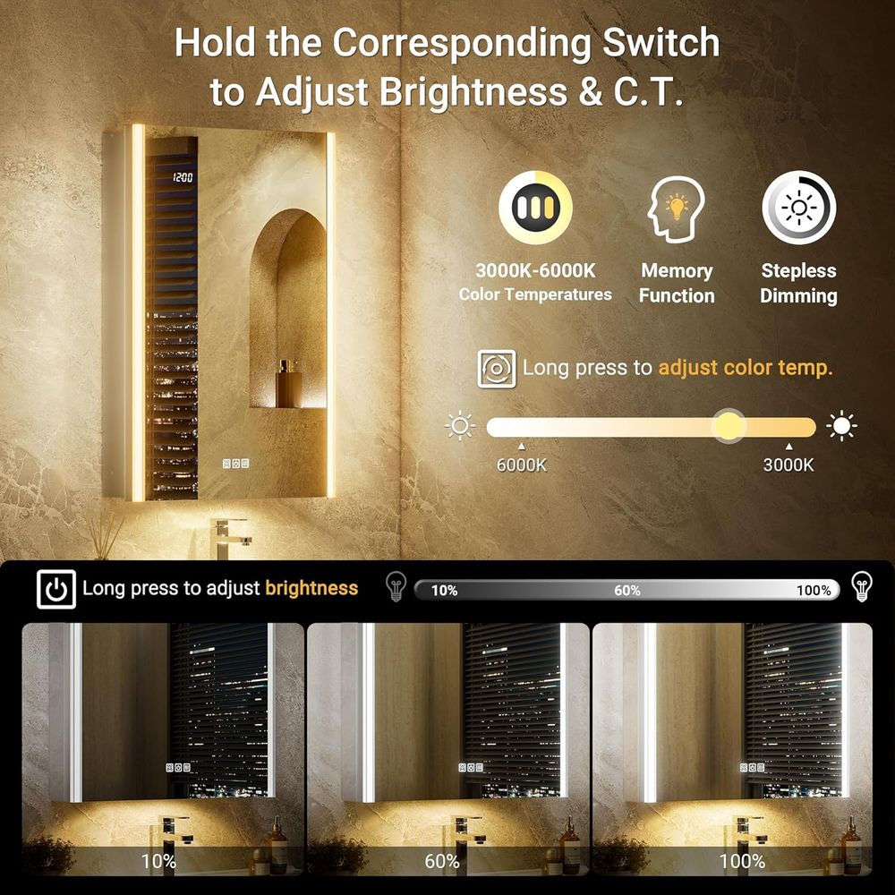 Espejo de Farmacia Iluminado 2 - Smart Night Light reseña y precio