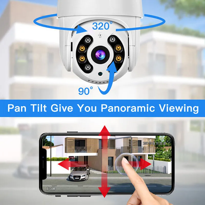 Cámara PTZ Inalámbrica A-8MP 4 - Smart Home Battery Camera Ezviz reseña y precio