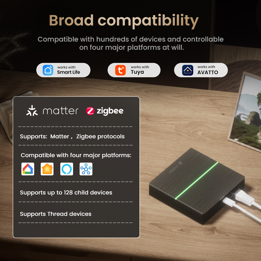 AVATTO Matter Smart Gateway Hu - Smart Home Bridge reseña y precio