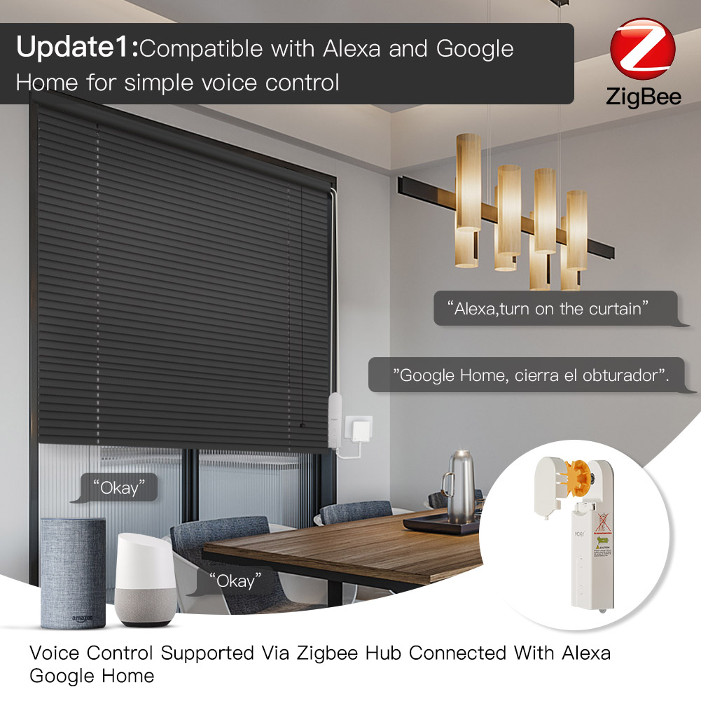 Motor Inteligente MOES ZigBee  - Smart Home Registration reseña y precio