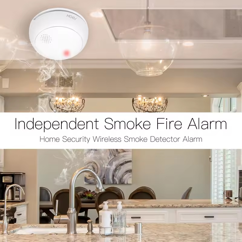 Detector de Humo Inalámbrico I - Smart Home Moes reseña y precio