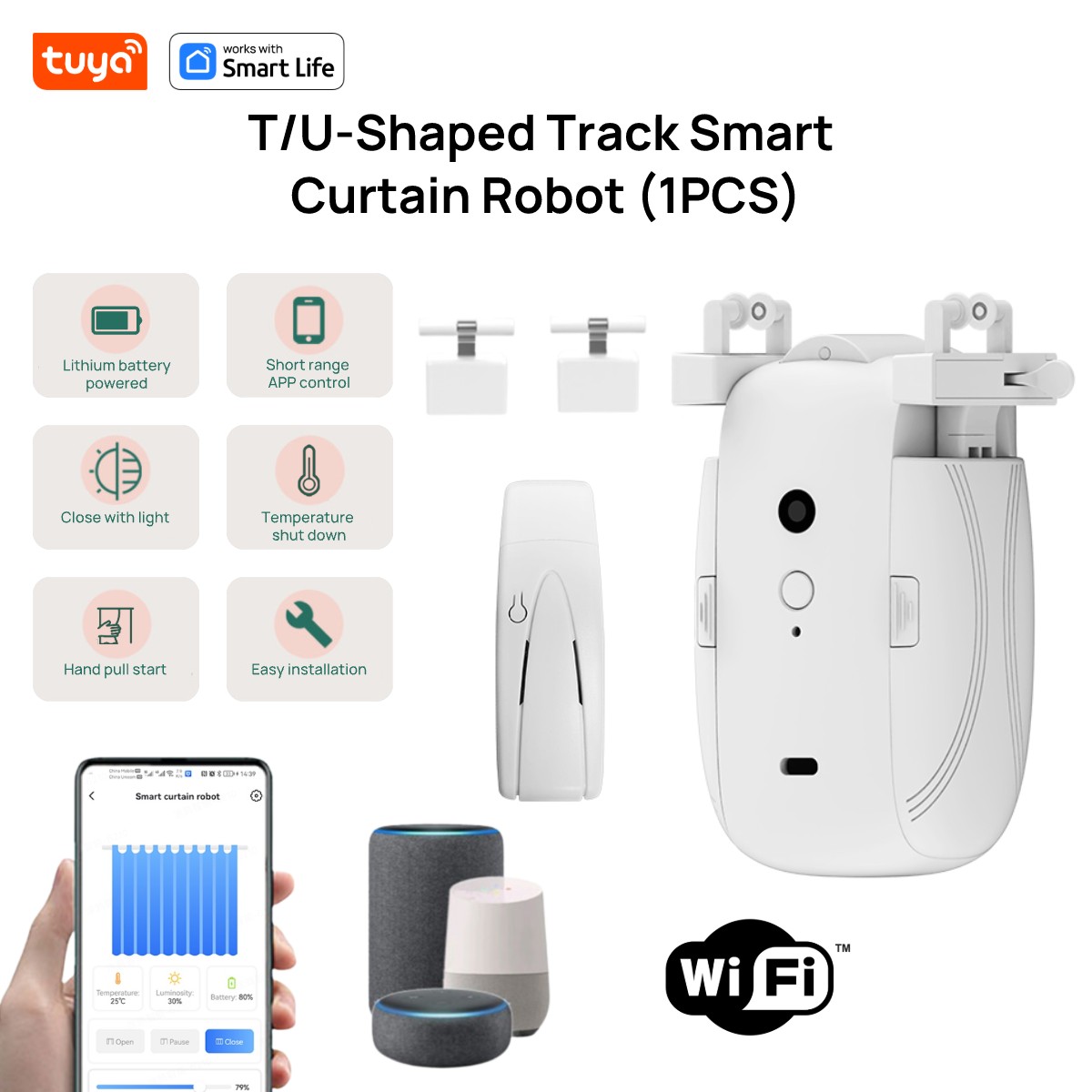 Robot de cortina WiFi intelige - Smart Home Registration reseña y precio
