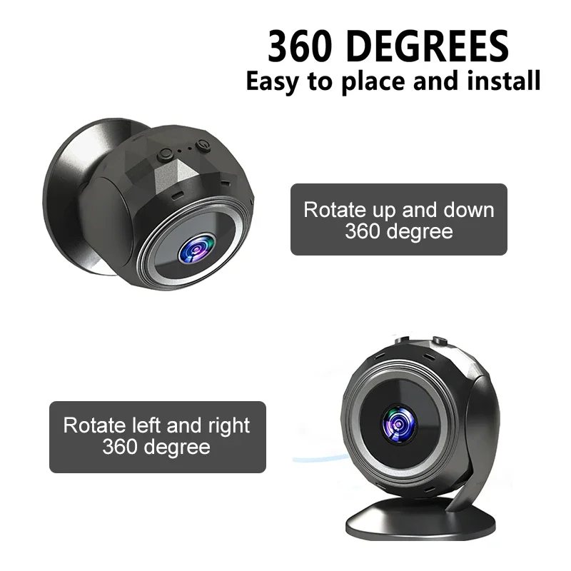 Mini cámara Wifi 360 °   Cámar - Smart Home Kamera reseña y precio