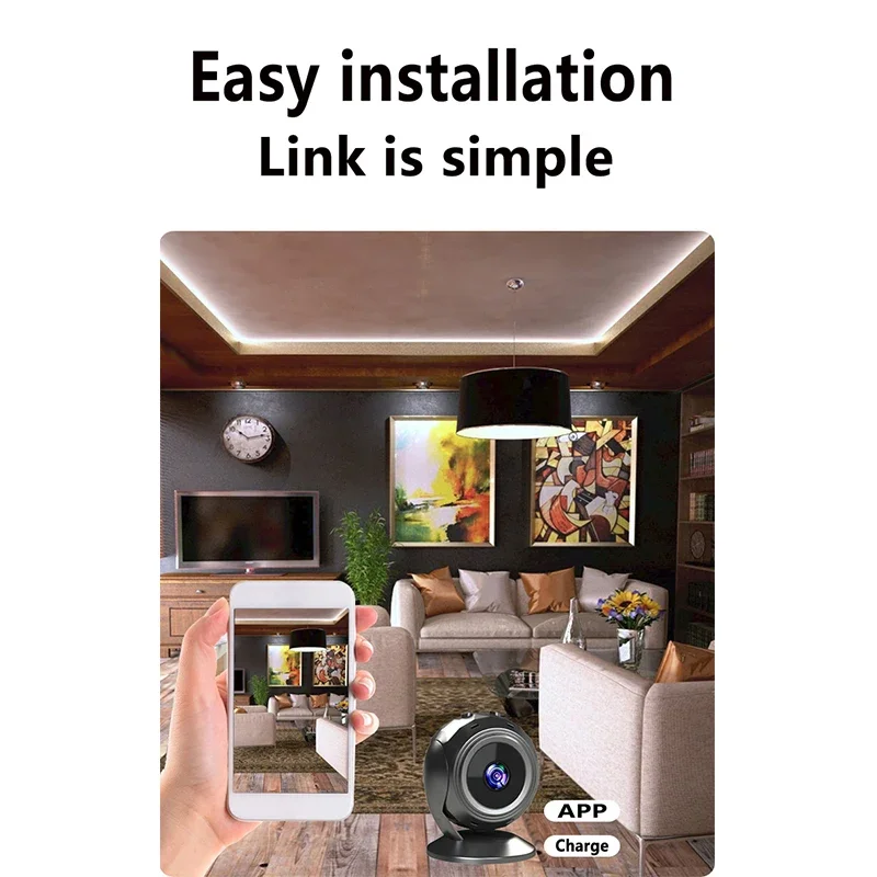 Mini cámara Wifi 360 °   Cámar - Smart Home Kamera reseña y precio