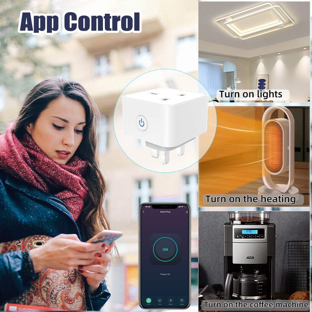 Enchufe Inteligente Tuya 16A/2 - Smart Home Voice Assistant reseña y precio