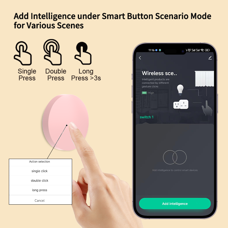 Interruptor de Escena Inalámbr - Smart Home Voice Assistant reseña y precio