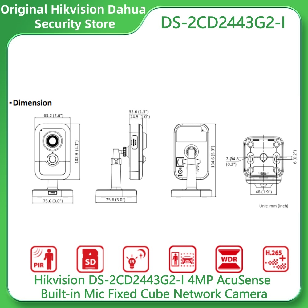 Hikvision DS-2CD2443G2-I Mini  - Smart Home Hikvision reseña y precio