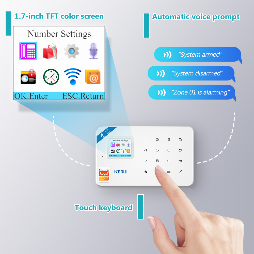 KERUI W181 Panel de sistema de - Home Automation Kit reseña y precio