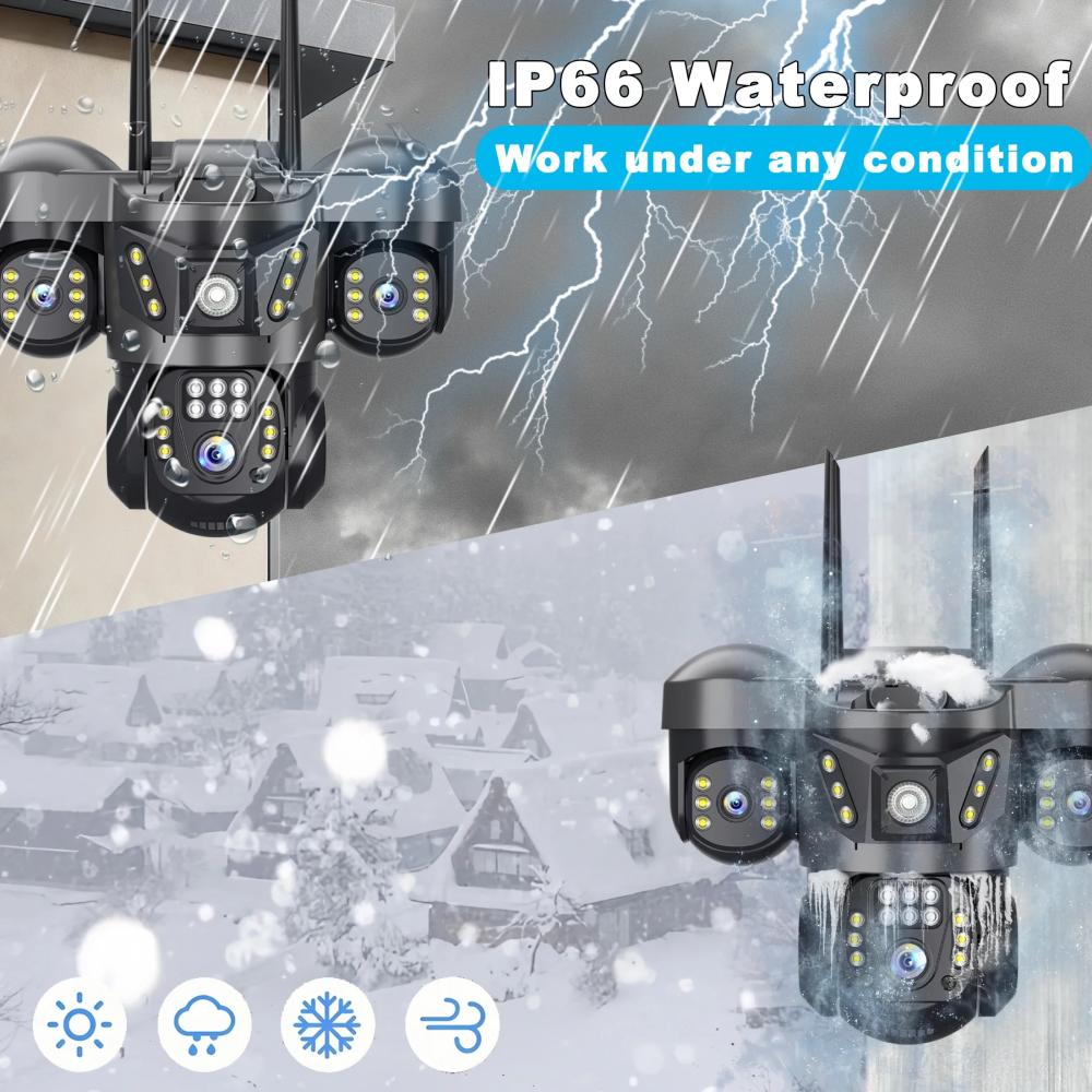 Cámara IP WIFI de 15MP y 8K, T - Smart Home Kamera reseña y precio