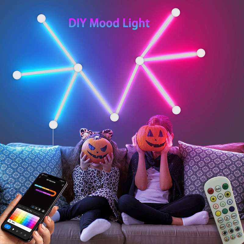 Lámpara de pared RGB inteligen - Smart Home Decor reseña y precio