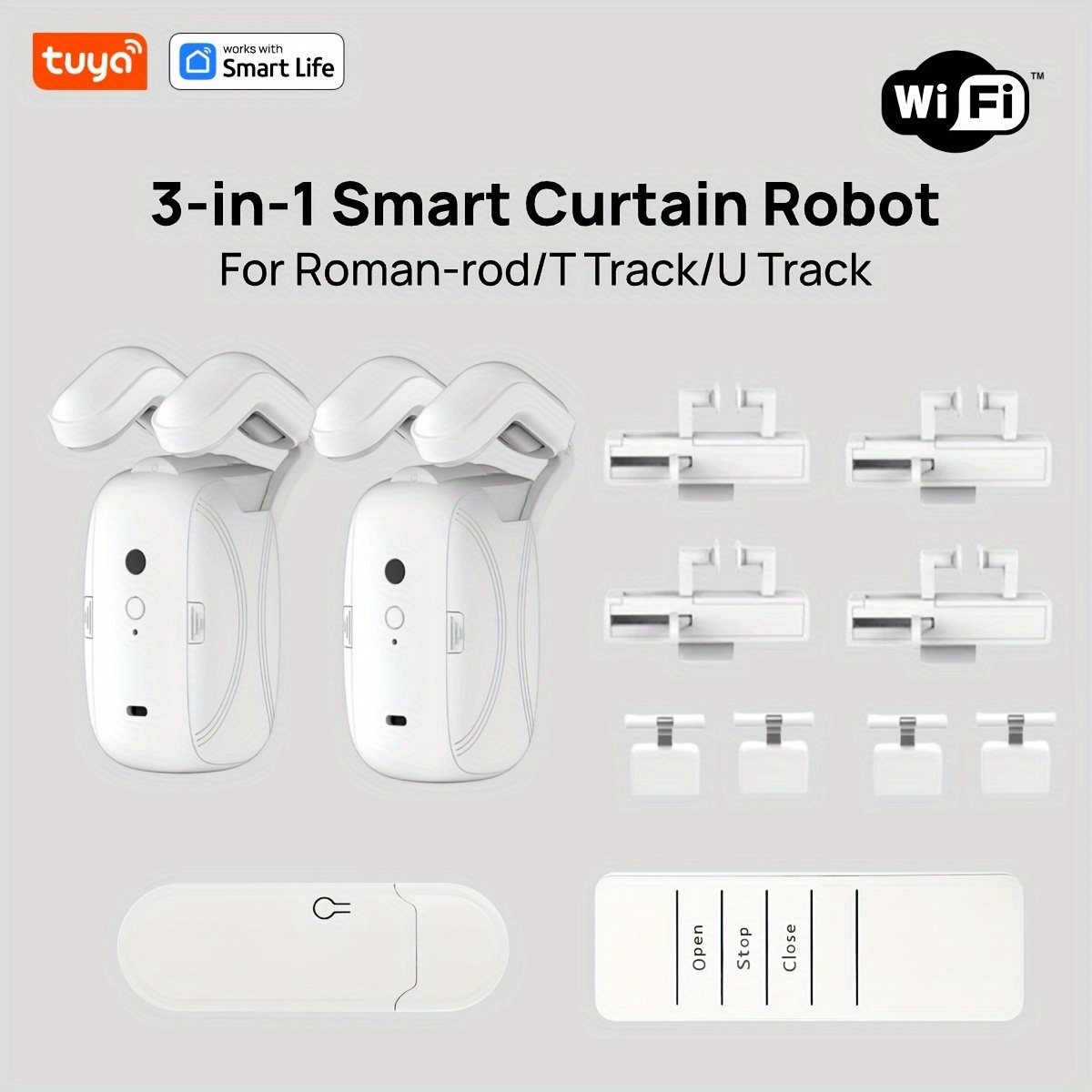 1/2 Unidades Robot Cortina Int - Smart Home Registration reseña y precio