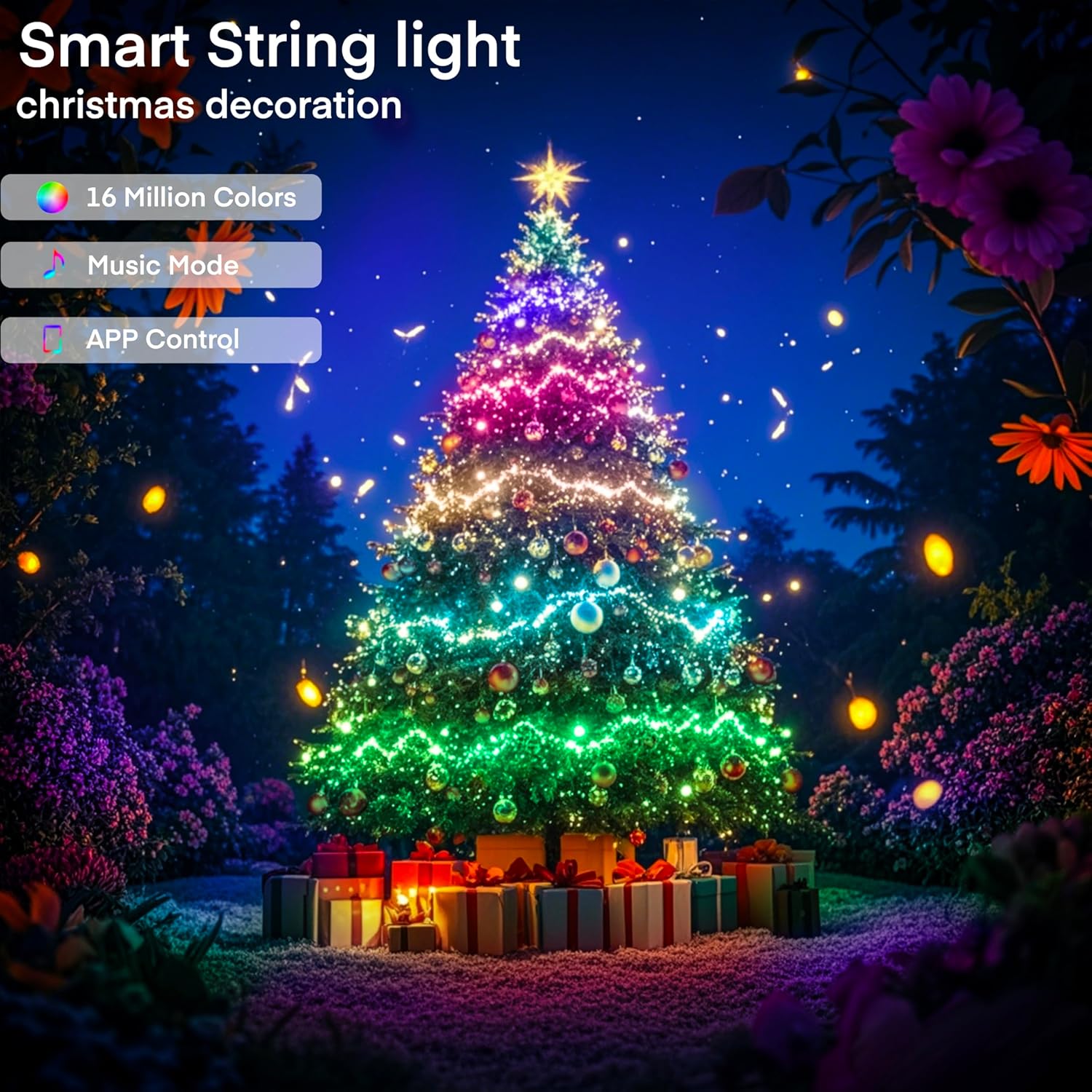 Guirnalda de luces LED RGBIC W - Smart Home Decor reseña y precio