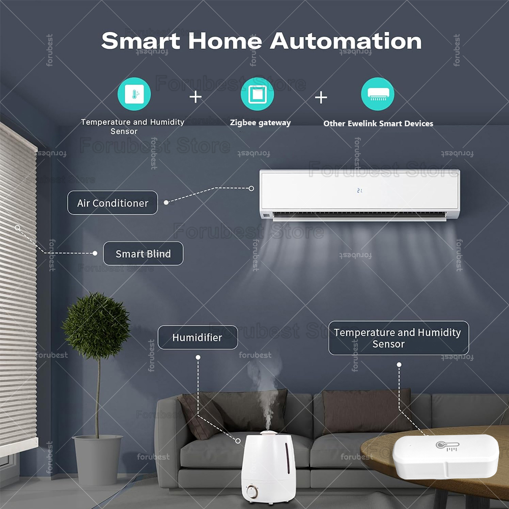 ZigBee-Sensor de temperatura y - Smart Home Bridge reseña y precio