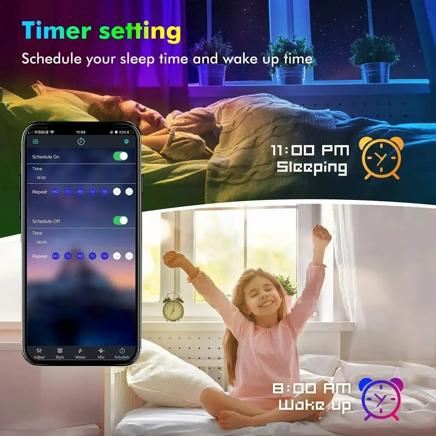 Tira de luces LED RGB intelige - Smart Night Light reseña y precio