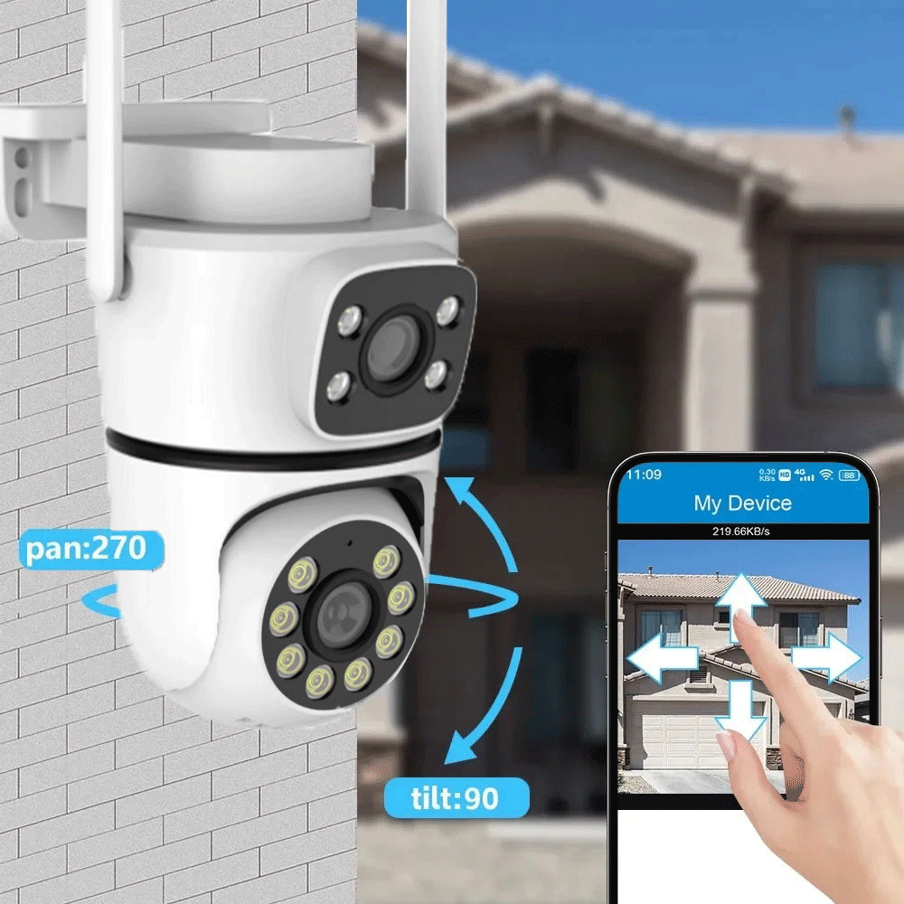 Cámara PTZ Tuya 5G Wifi de 10M - Smart Home Battery Camera Ezviz reseña y precio