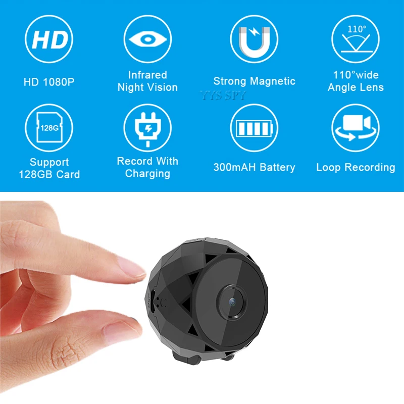 Mini cámara HD de visión noctu - Smart Home Kamera reseña y precio