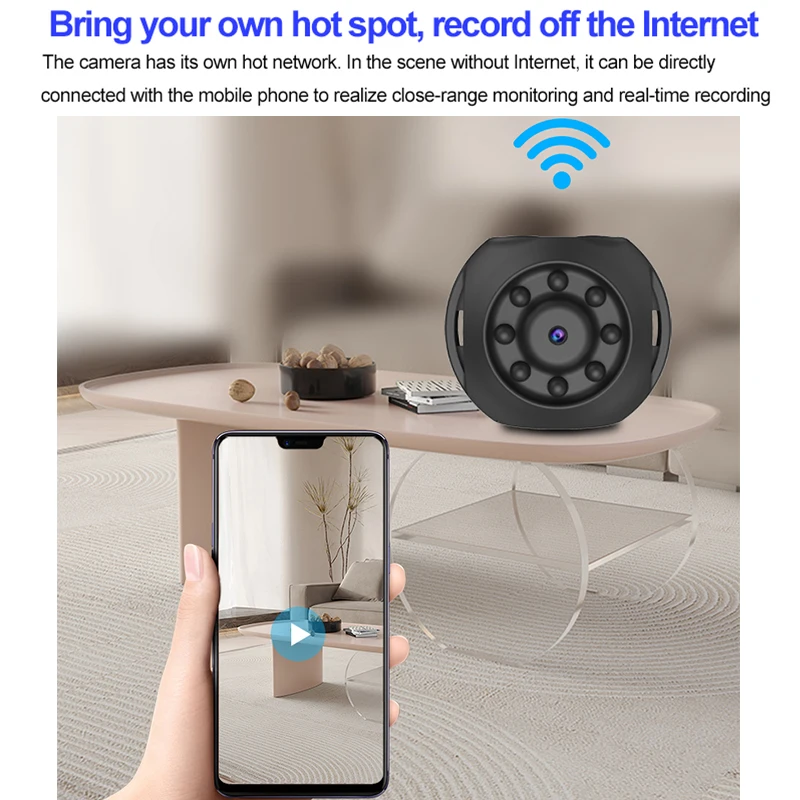 Mini cámara Wifi WK10 cámaras  - Smart Home Kamera reseña y precio