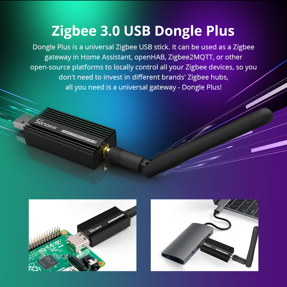 SONOFF Zigbee 3.0 USB Dongle P - Smart Home Bridge reseña y precio