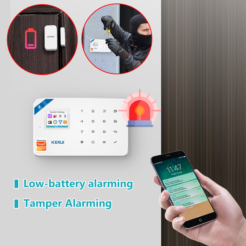 KERUI-sistema de alarma W181,  - Home Automation Kit reseña y precio