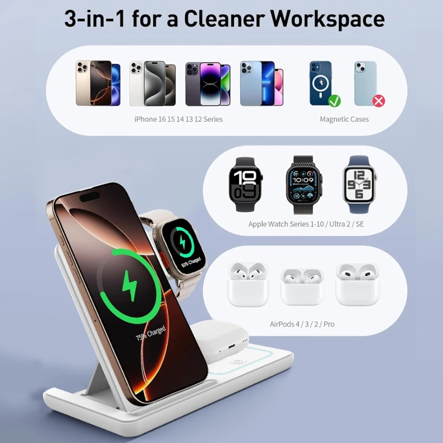 Soporte de cargador inalámbric - Smart Night Light reseña y precio