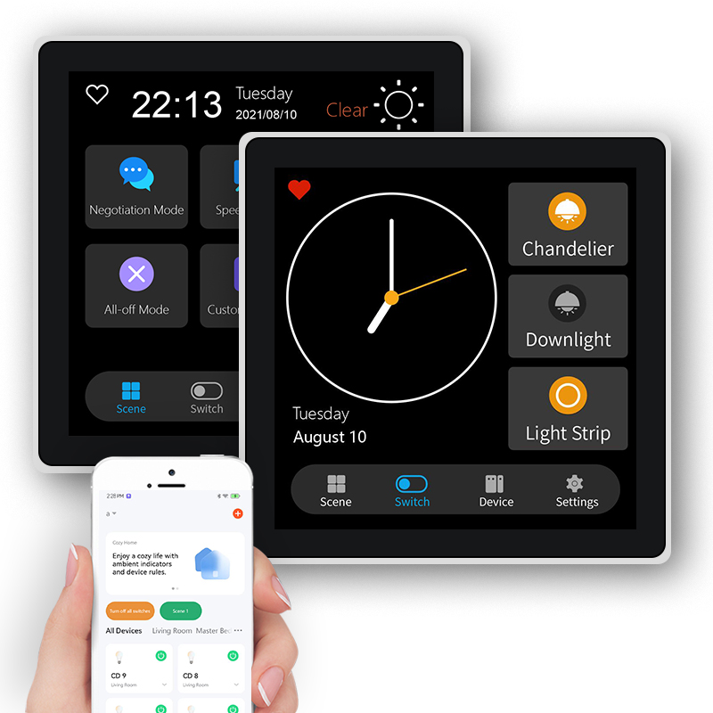 FUERS-Interruptor de pared int - Smart Home Dashboard reseña y precio