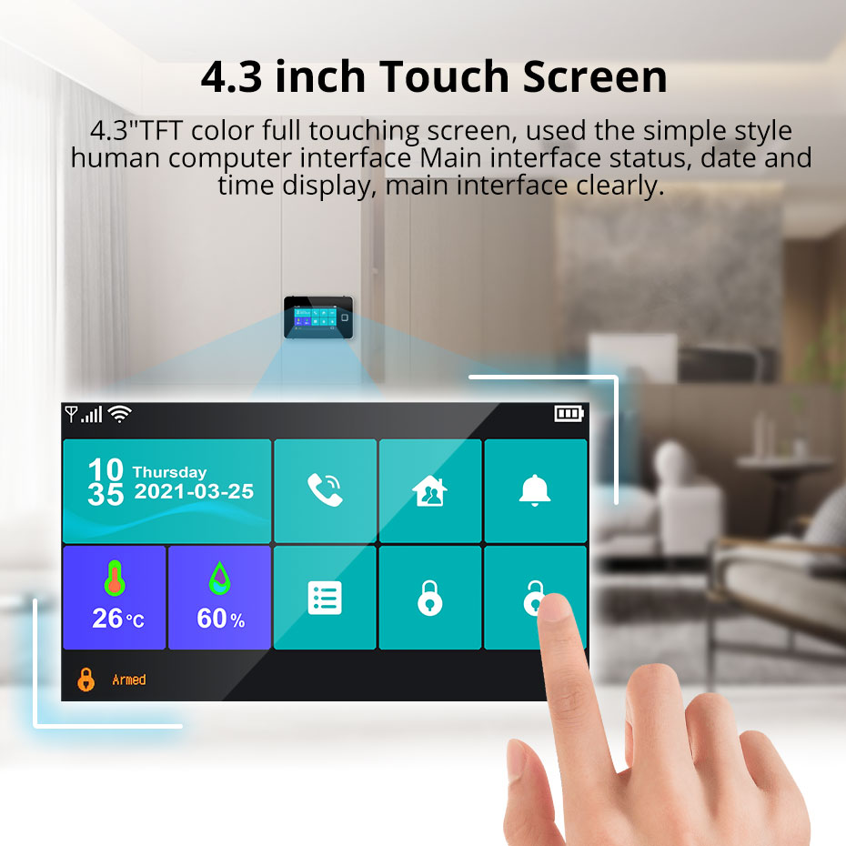 KERUI-sistema de alarma de cas - Home Automation Kit reseña y precio
